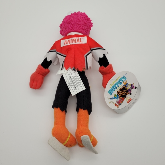 MCDONALD'S | vintage Muppets Animal  NHL 90s 1995 figure doll - Picture 3 of 8